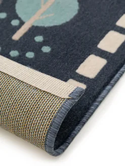 Design Kinderteppich Juno Blau II