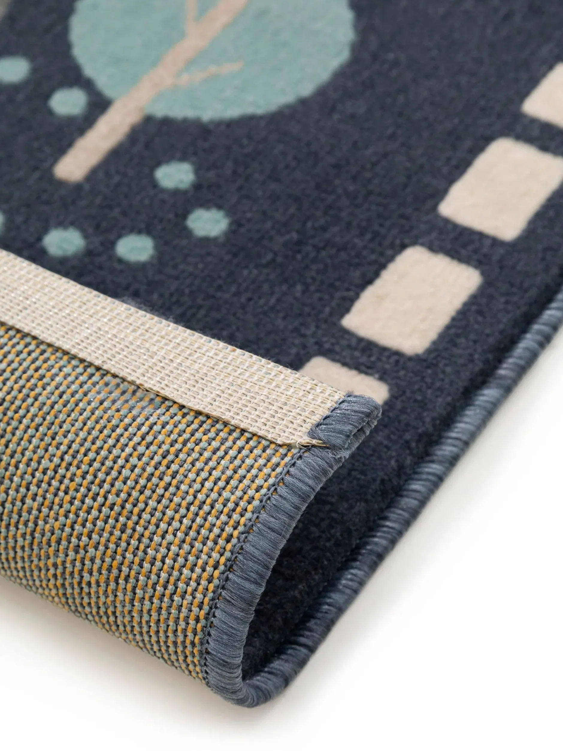 Design Kinderteppich Juno Blau II