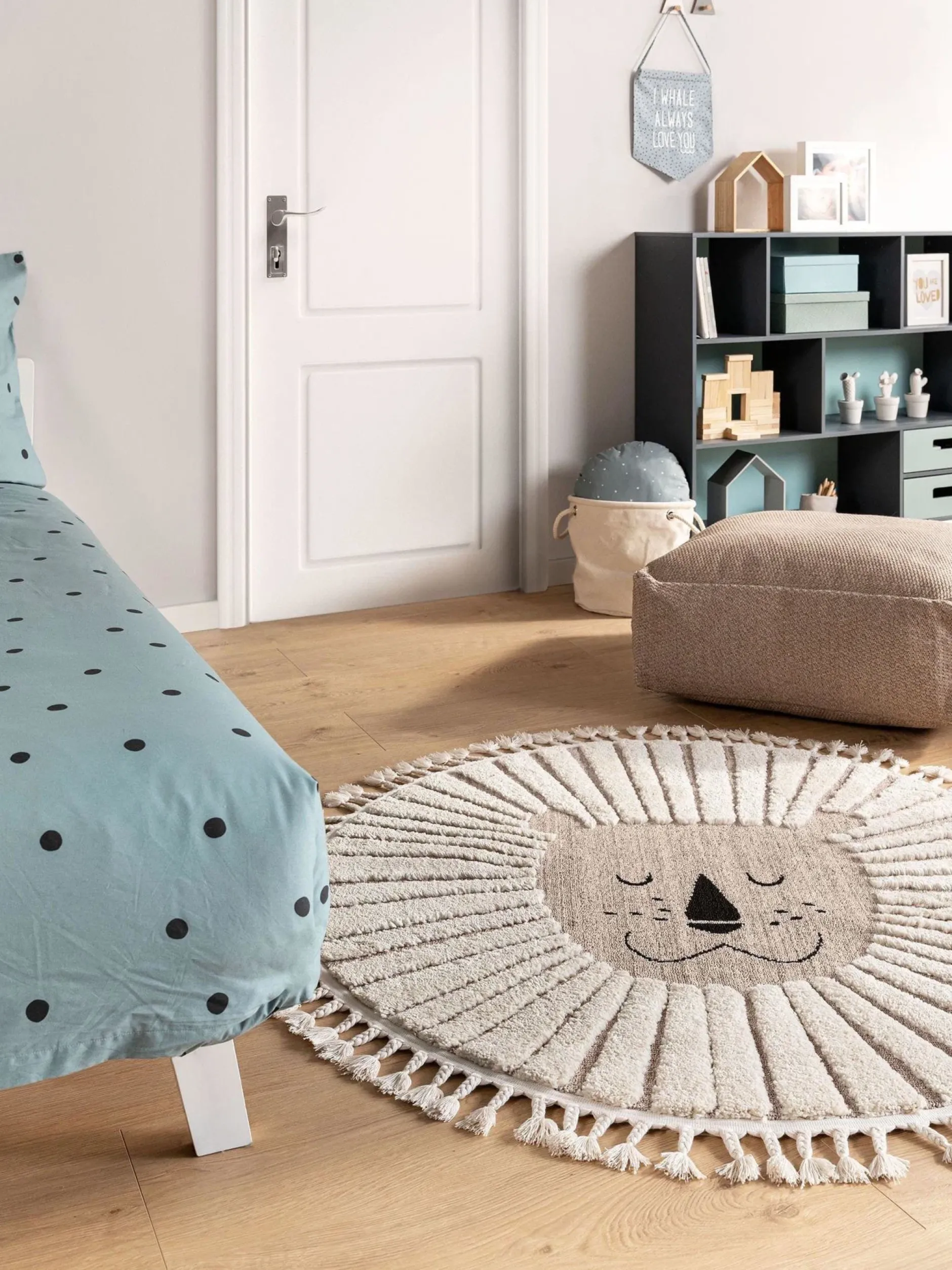 Design Kinderteppich Momo Beige XV