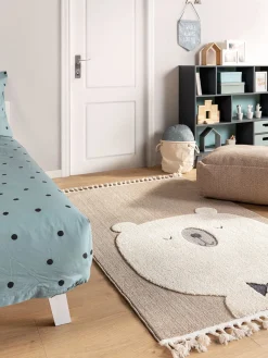 Design Kinderteppich Momo Beige I