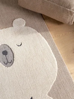 Design Kinderteppich Momo Beige I