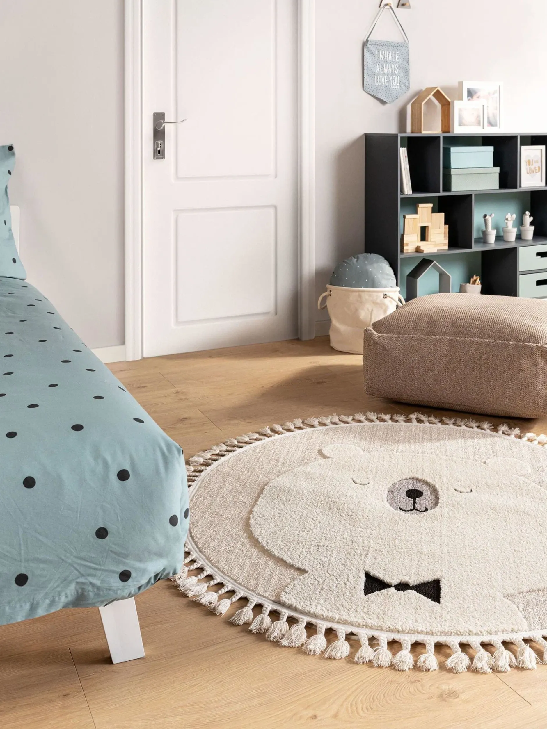 Design Kinderteppich Momo Beige IV