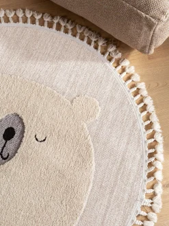 Design Kinderteppich Momo Beige IV