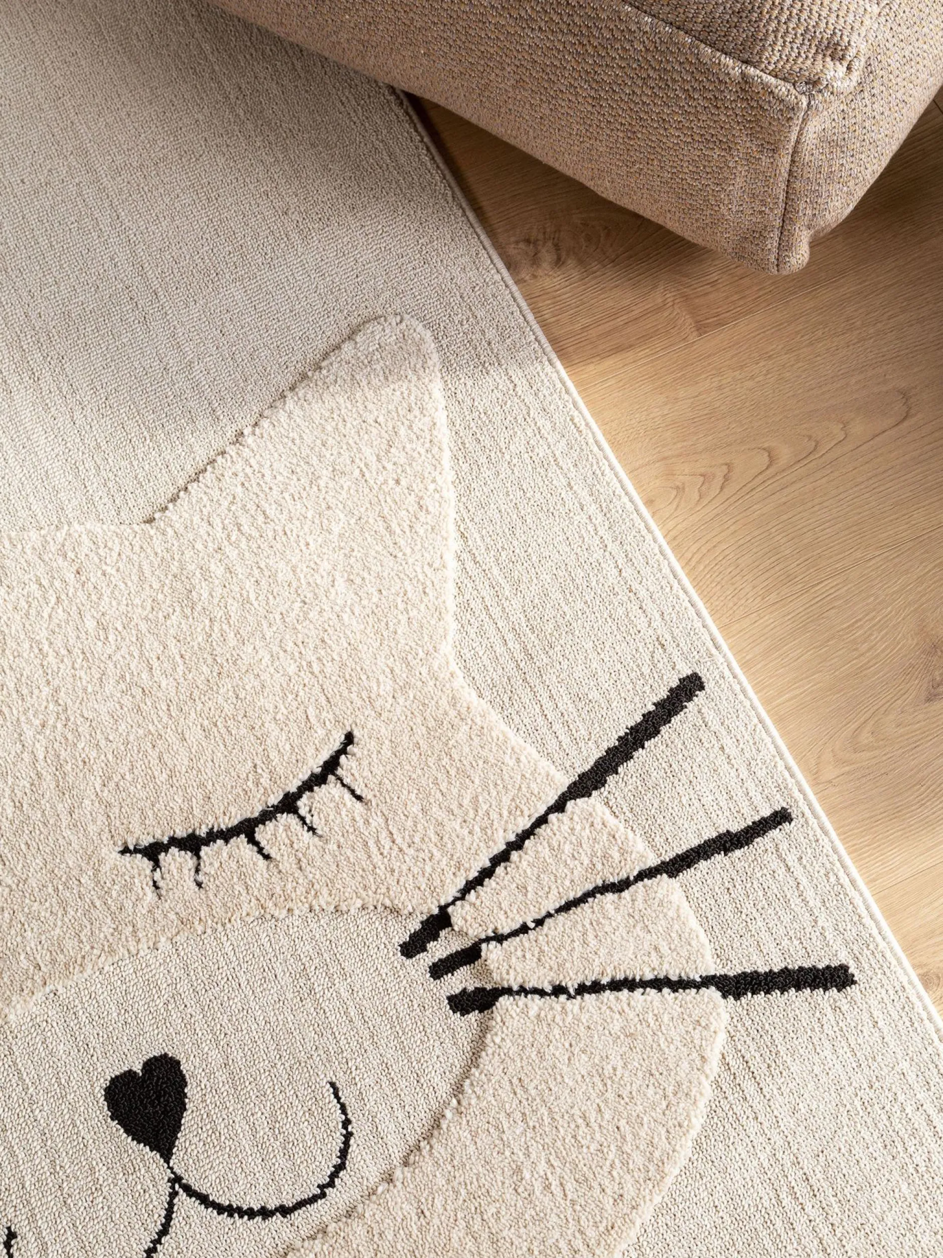 Design Kinderteppich Momo Beige X
