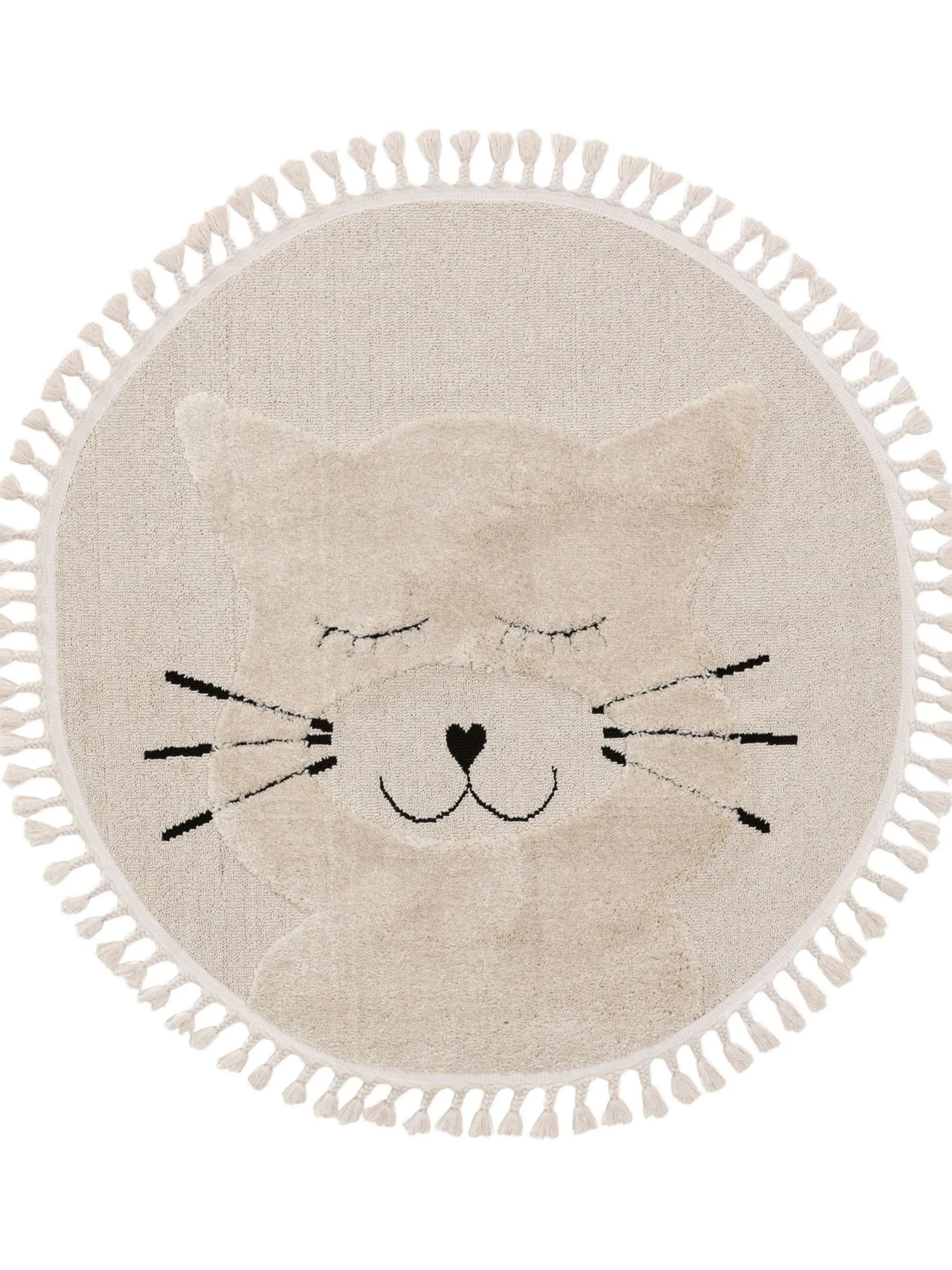 Design Kinderteppich Momo Beige XII