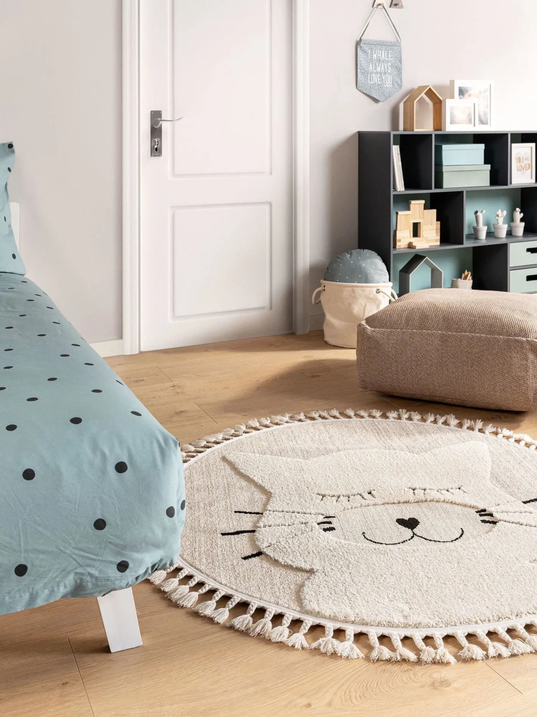 Design Kinderteppich Momo Beige XII