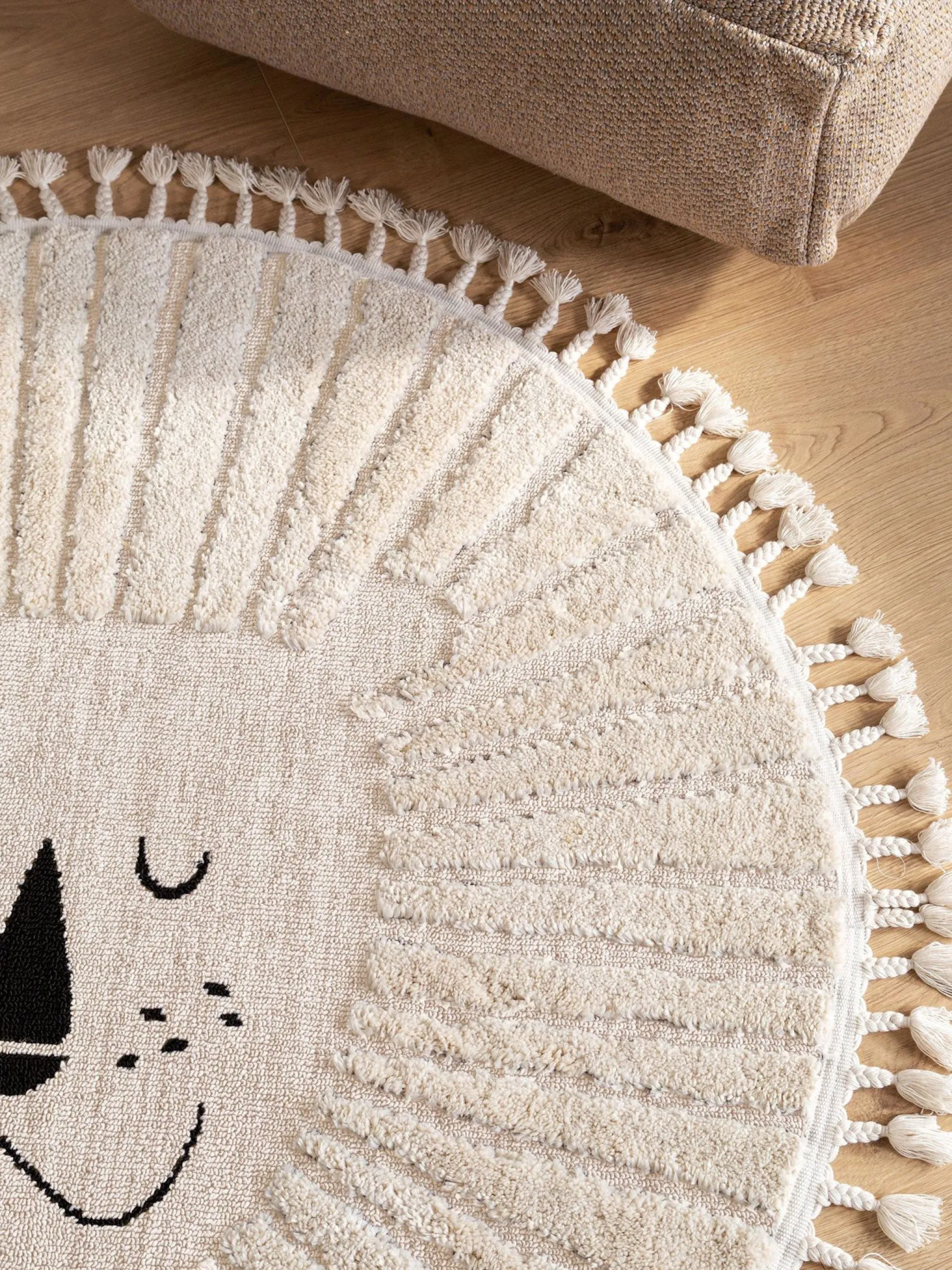 Design Kinderteppich Momo Beige XVI