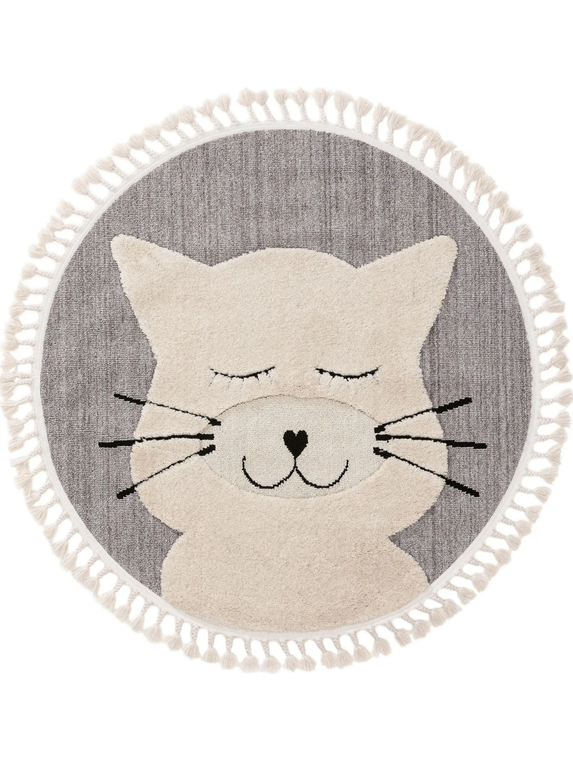 Design Kinderteppich Momo Grau III