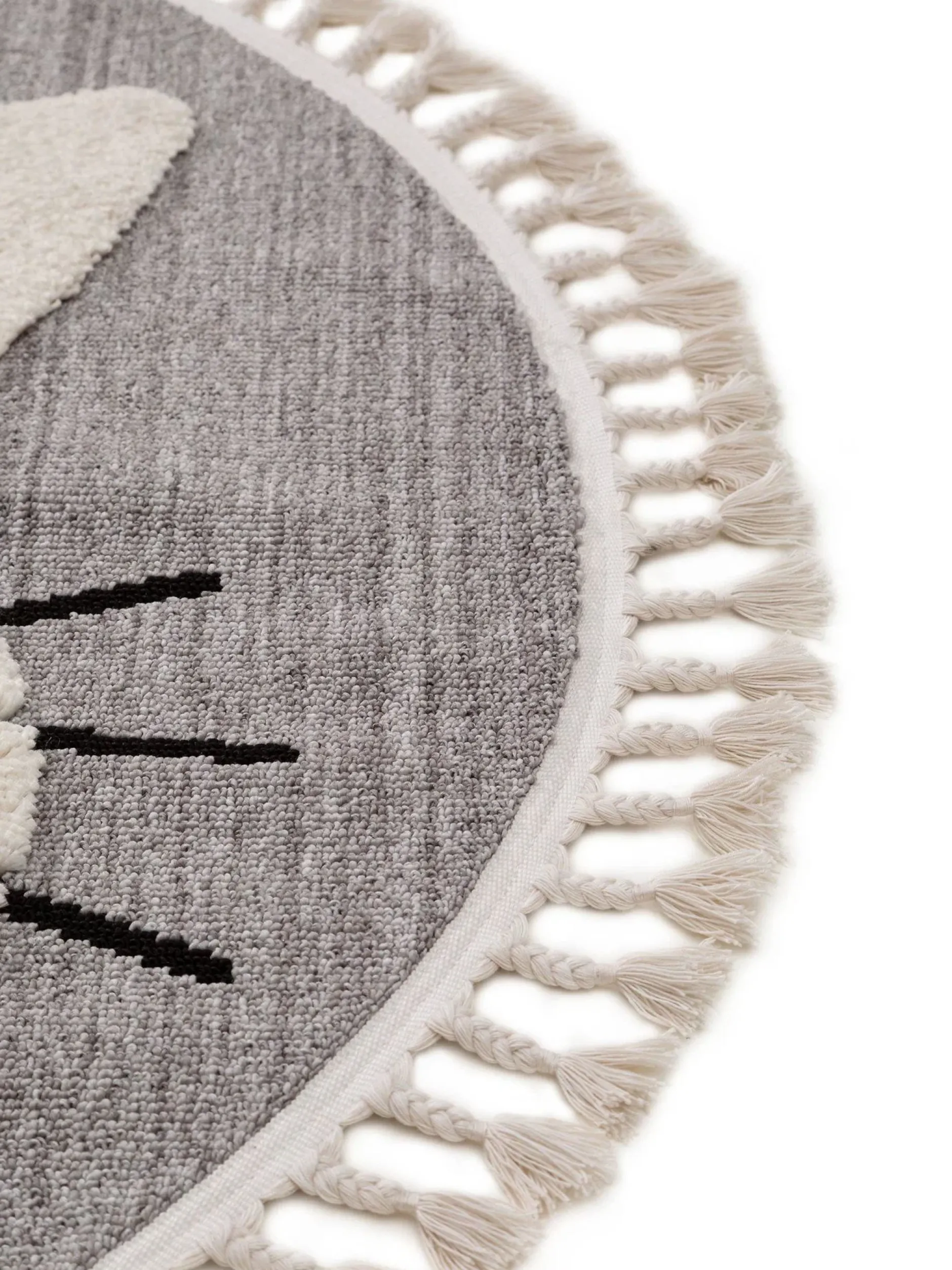 Design Kinderteppich Momo Grau III