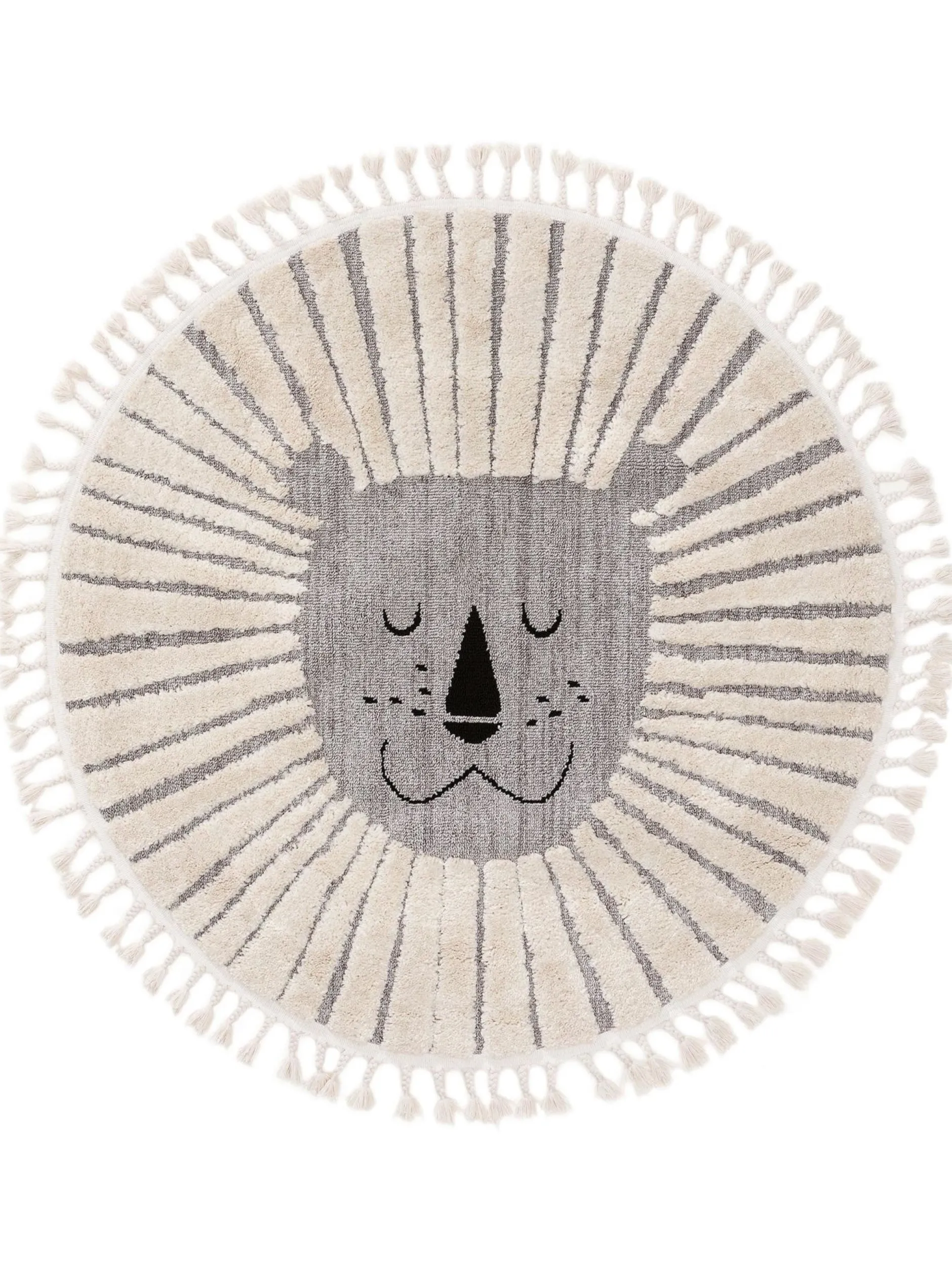 Design Kinderteppich Momo Grau IV