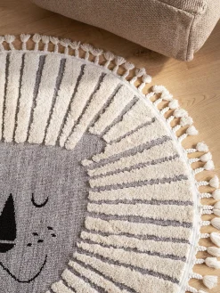 Design Kinderteppich Momo Grau IV