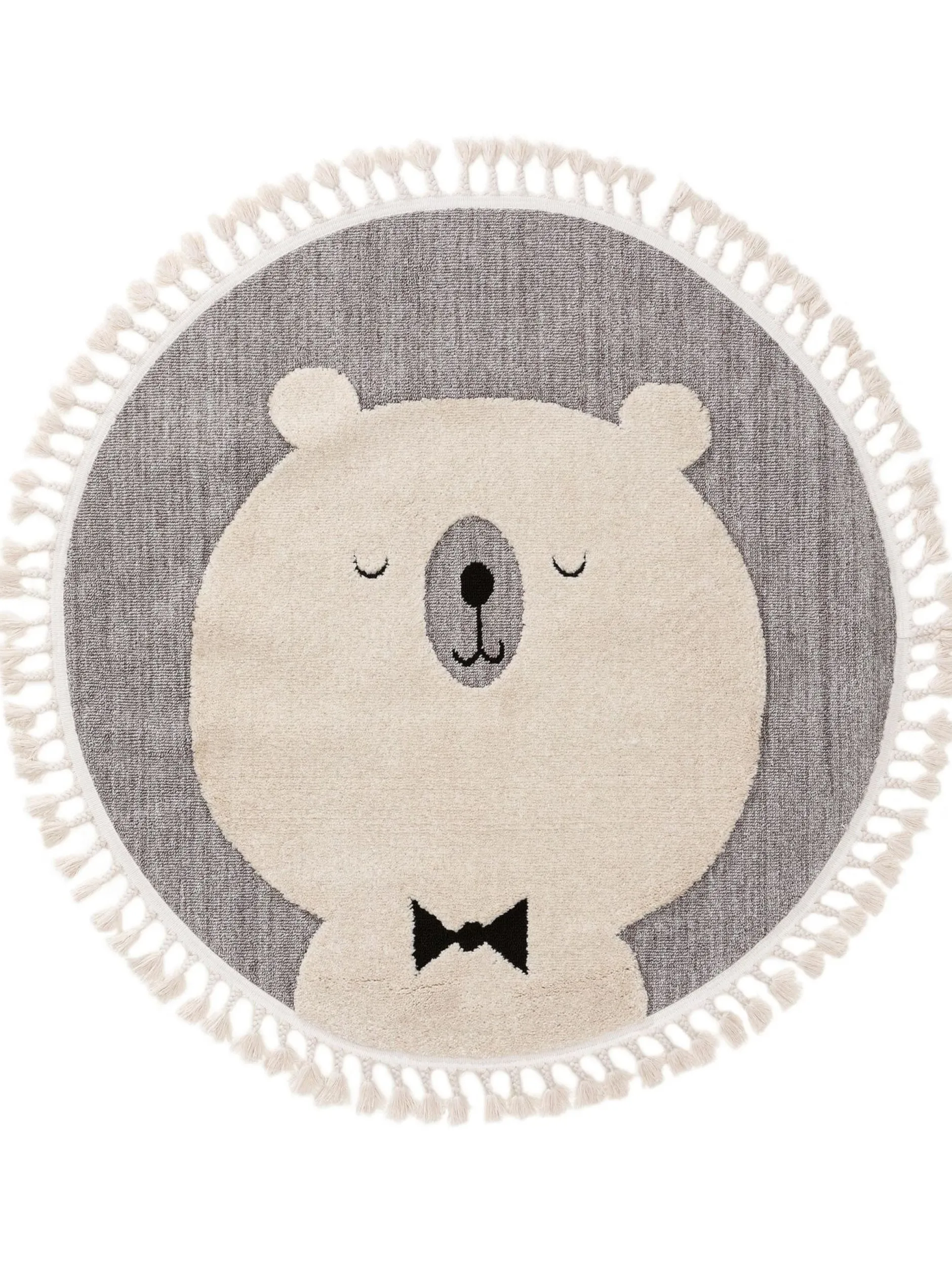 Design Kinderteppich Momo Grau I