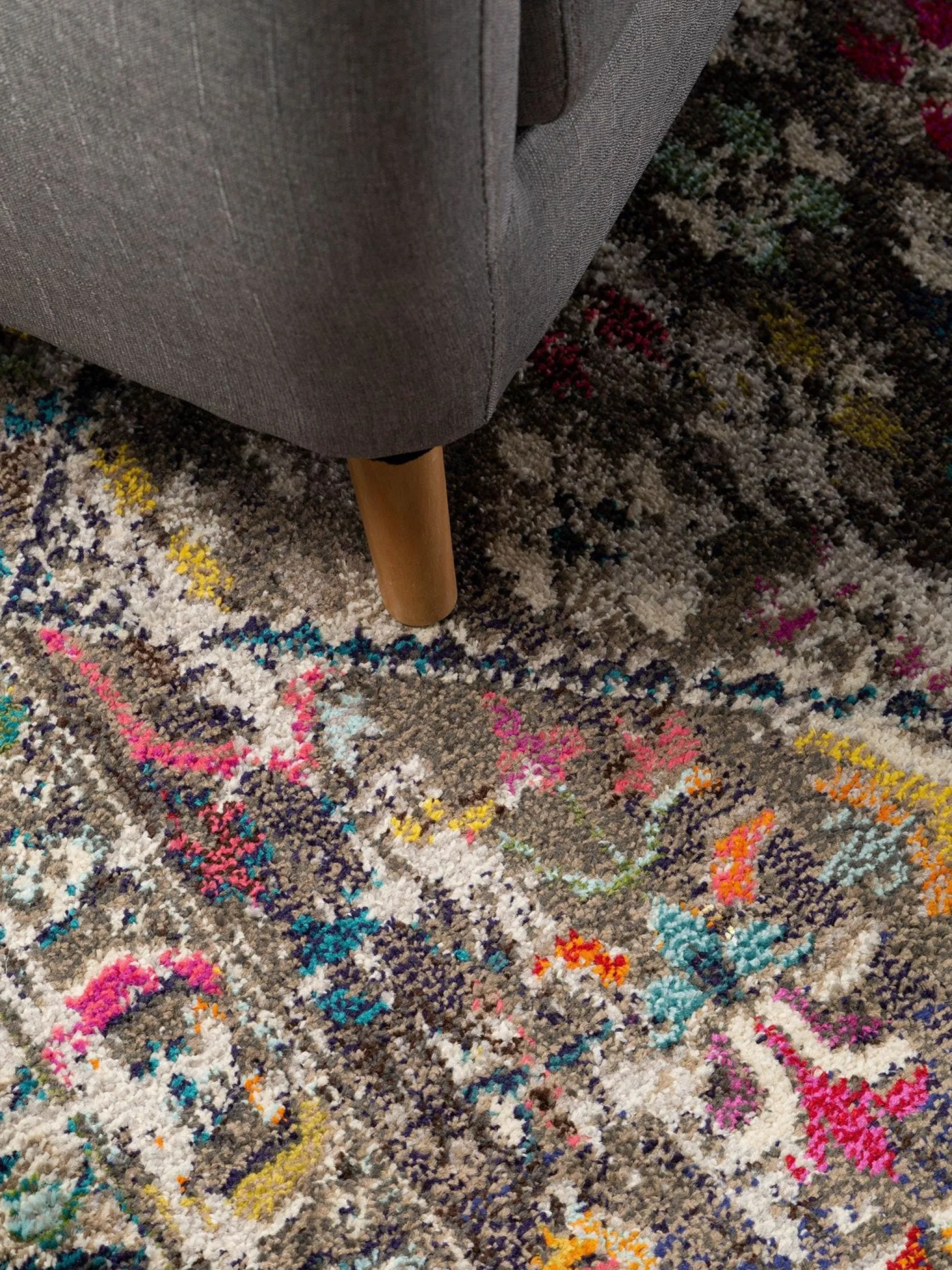 Design Teppich Casa Bunt
