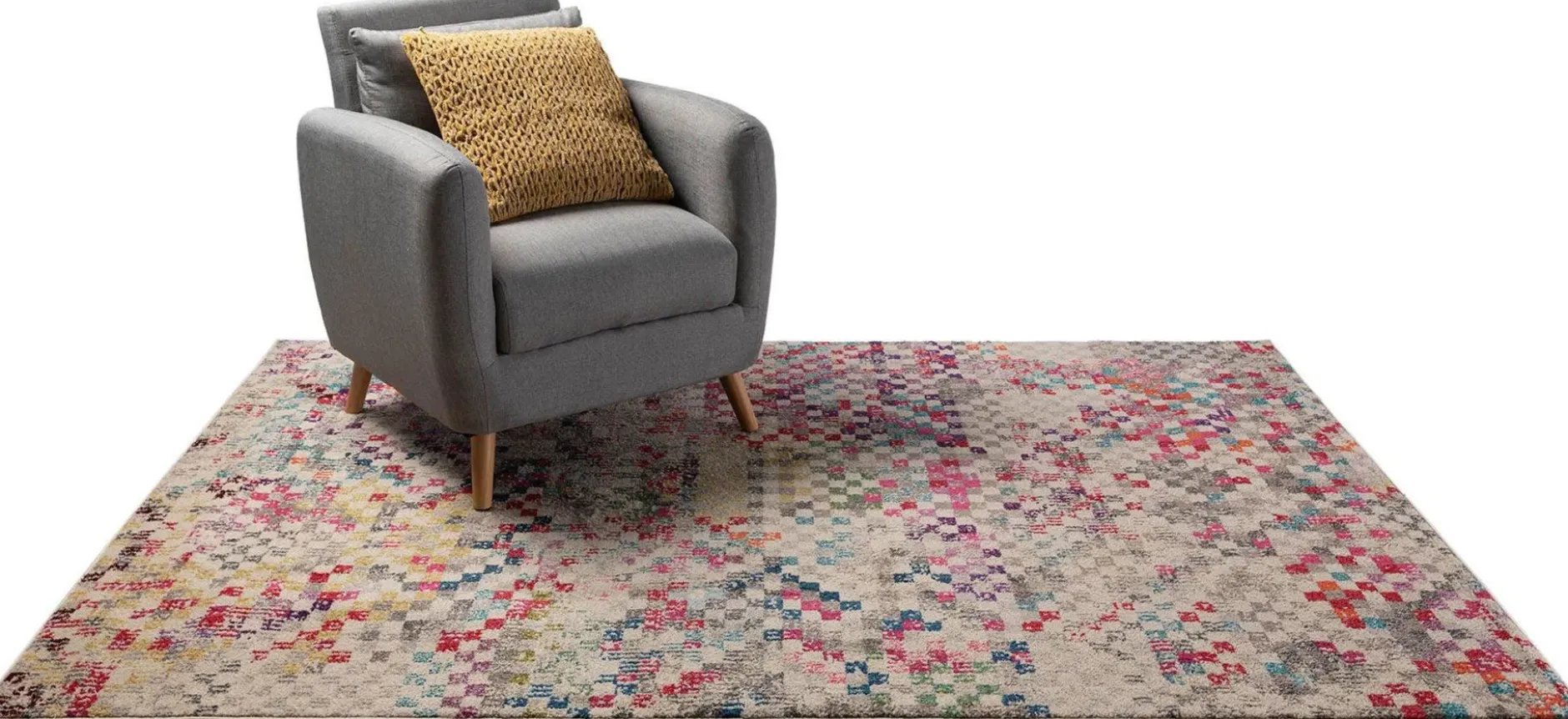 Design Teppich Casa Bunt