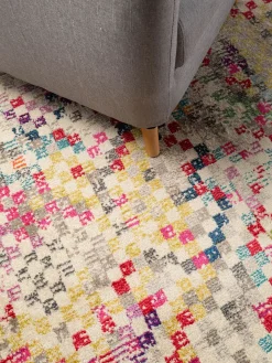 Design Teppich Casa Bunt