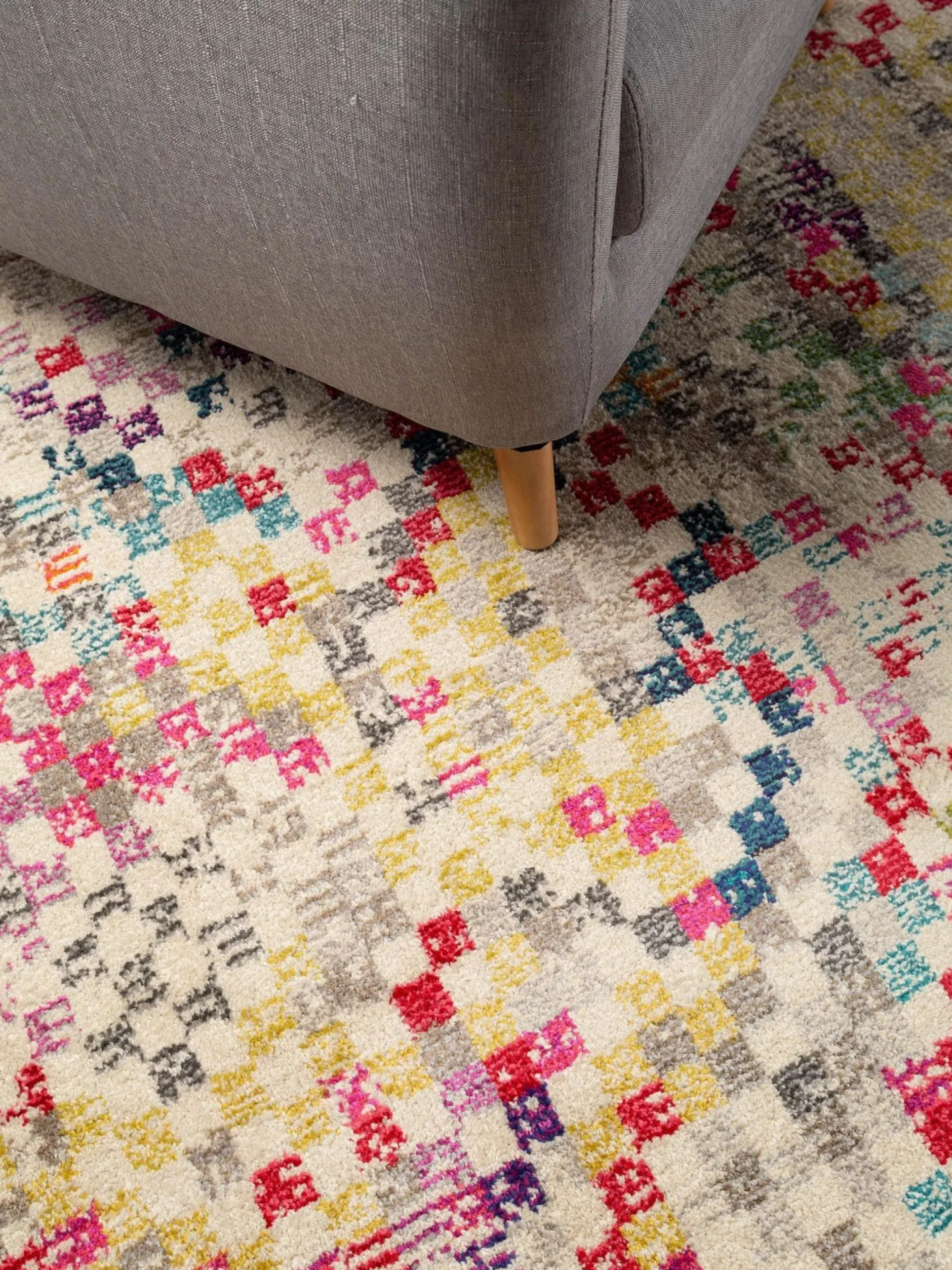 Design Teppich Casa Bunt