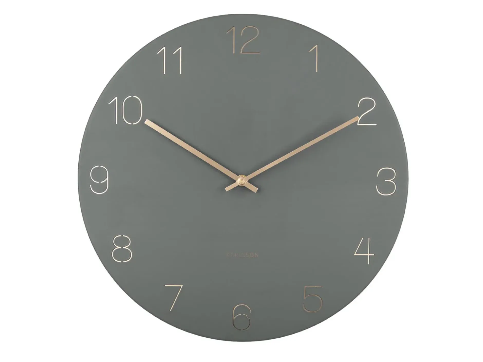 Design Wanduhr 'Charm Engraved Numbers'