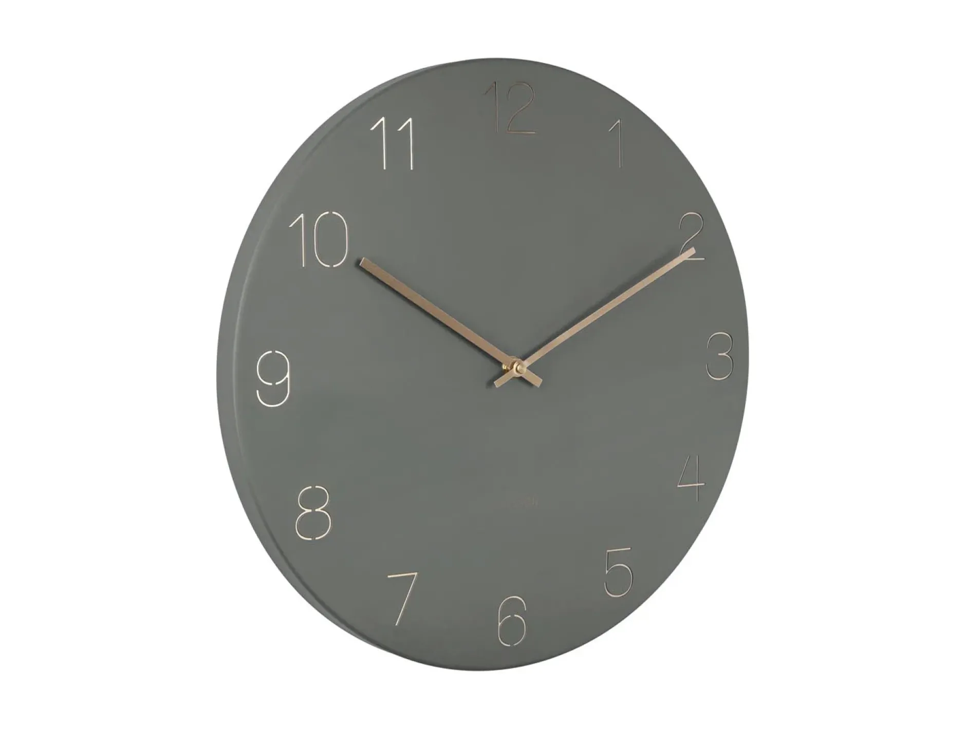 Design Wanduhr 'Charm Engraved Numbers'