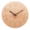 Design Wanduhr 'Duhrchblick Eiche rund'