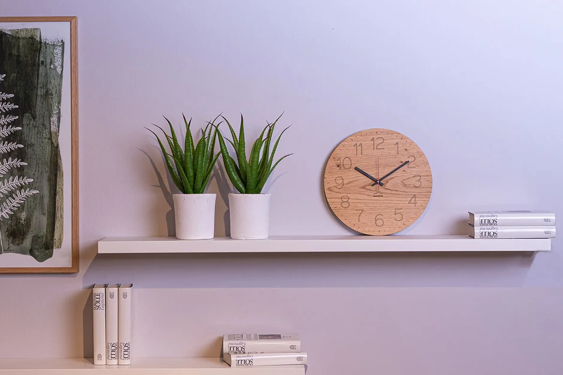 Design Wanduhr 'Duhrchblick Eiche rund'