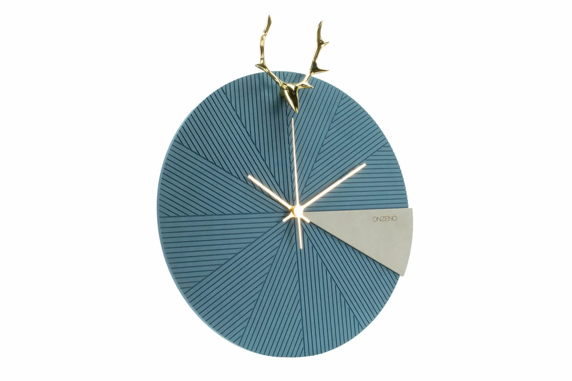 Design Wanduhr 'THE AZUR DEER.'