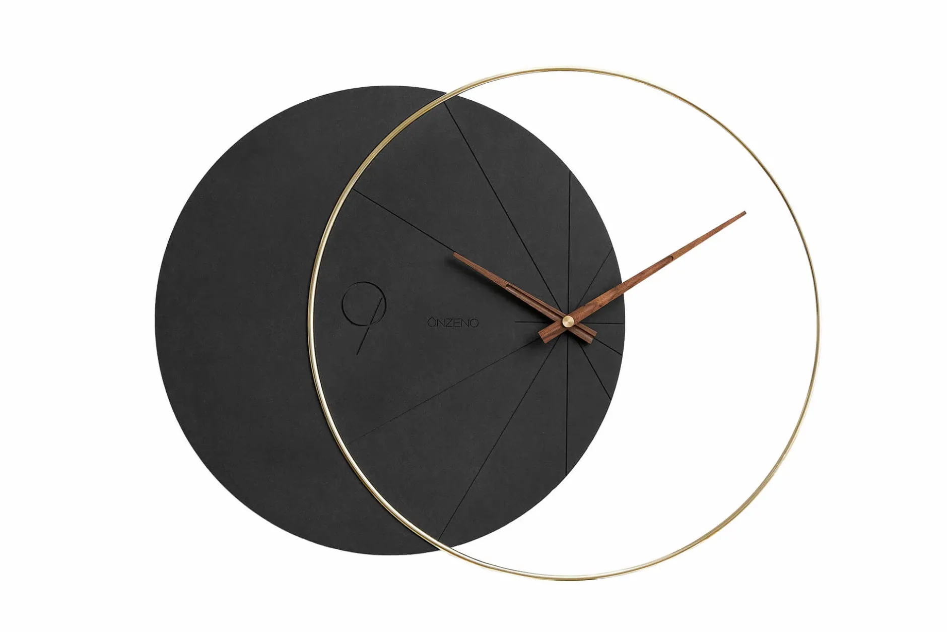 Design Wanduhr 'THE BLACK MOON.'
