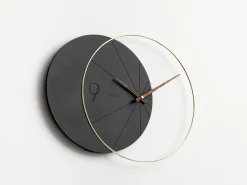 Design Wanduhr 'THE BLACK MOON.'