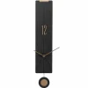 Design Wanduhr 'THE BLACK PENDULUM.'