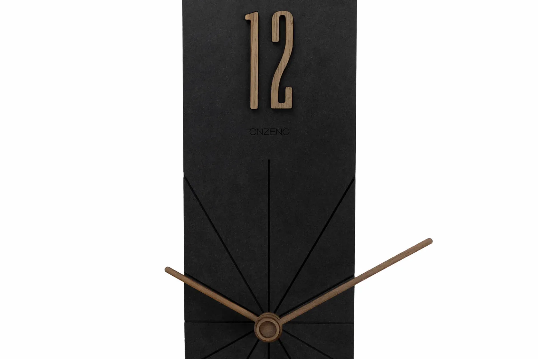 Design Wanduhr 'THE BLACK PENDULUM.'