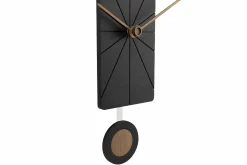 Design Wanduhr 'THE BLACK PENDULUM.'
