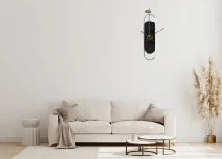 Design Wanduhr 'THE BLACK PLANET.'