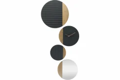 Design Wanduhr 'THE BLACK SYMBIOSIS.'