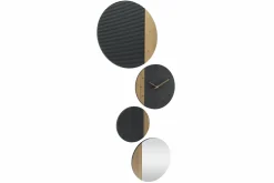 Design Wanduhr 'THE BLACK SYMBIOSIS.'