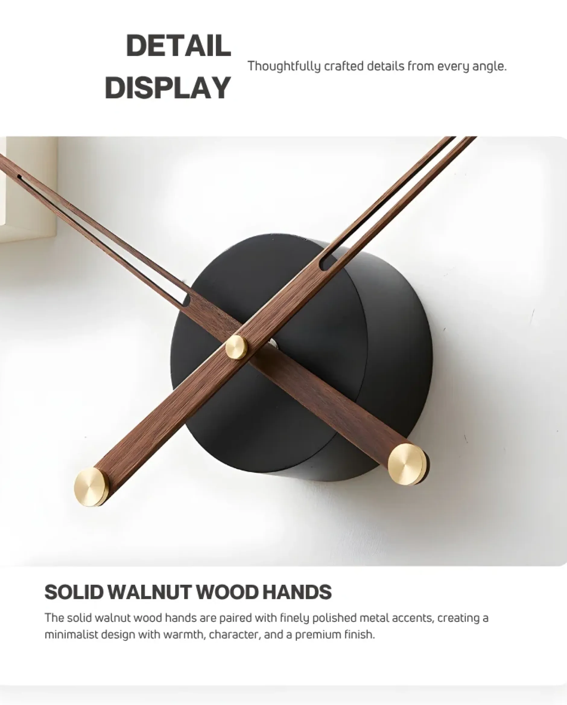 Design Wanduhr 'THE CONTRAST'