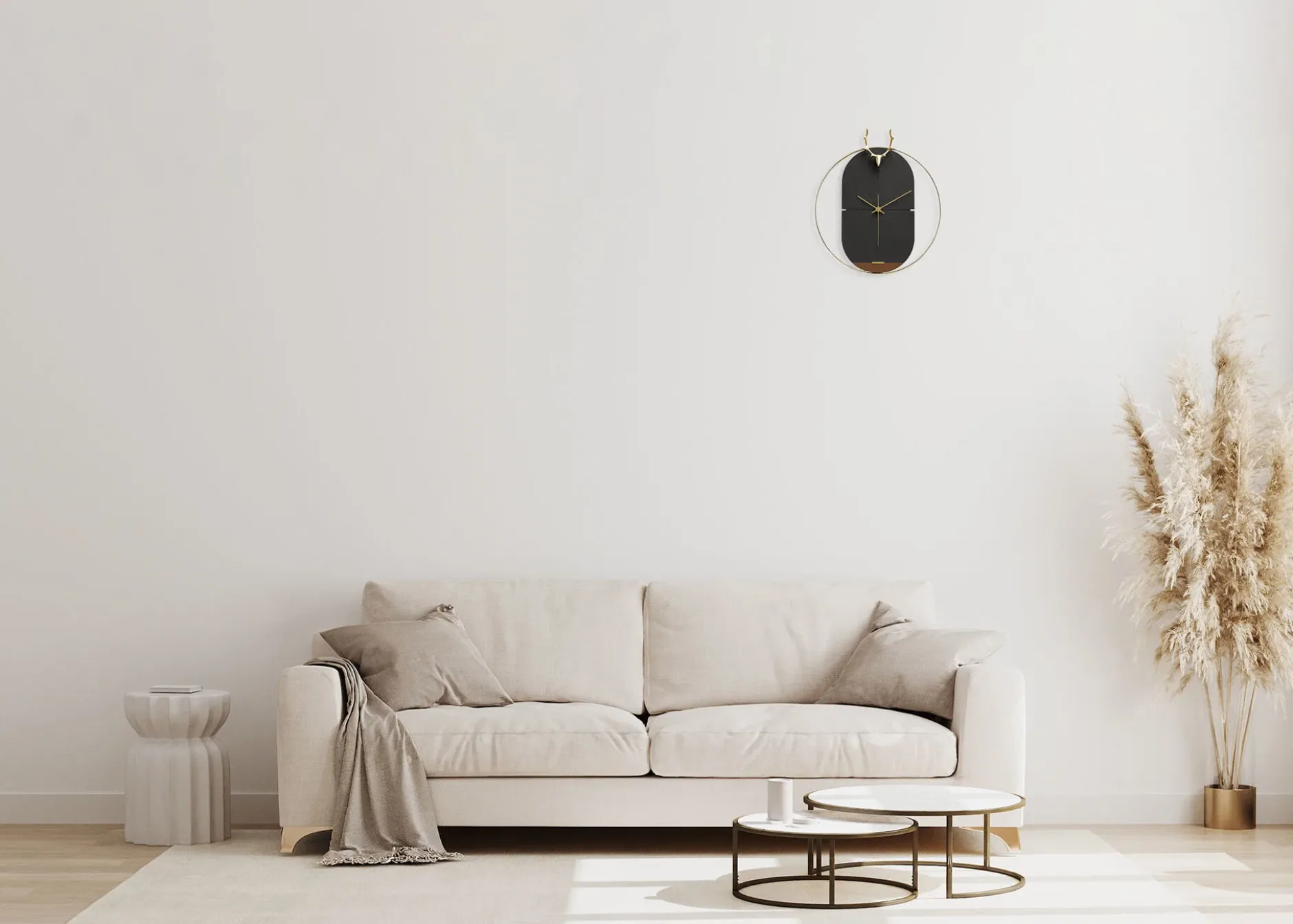 Design Wanduhr 'THE DARK SKY.'