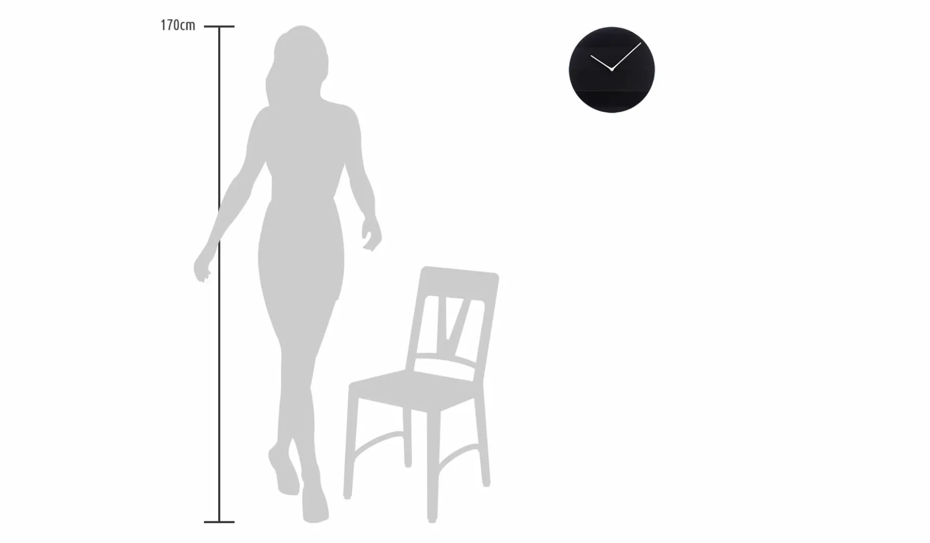 Design Wanduhr 'THE ESSENTIAL.'