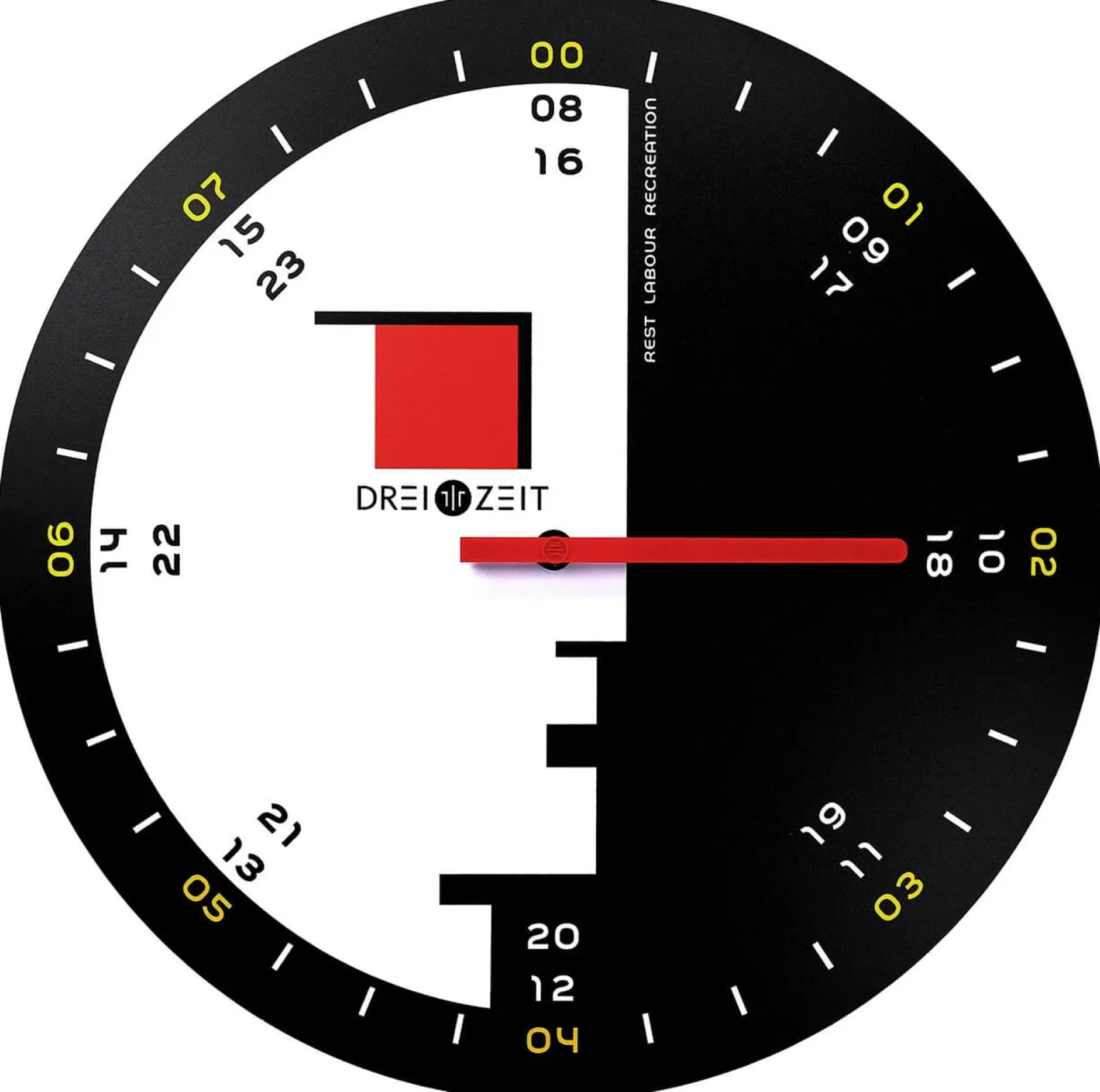 Design Wanduhr 'THE FACE.'