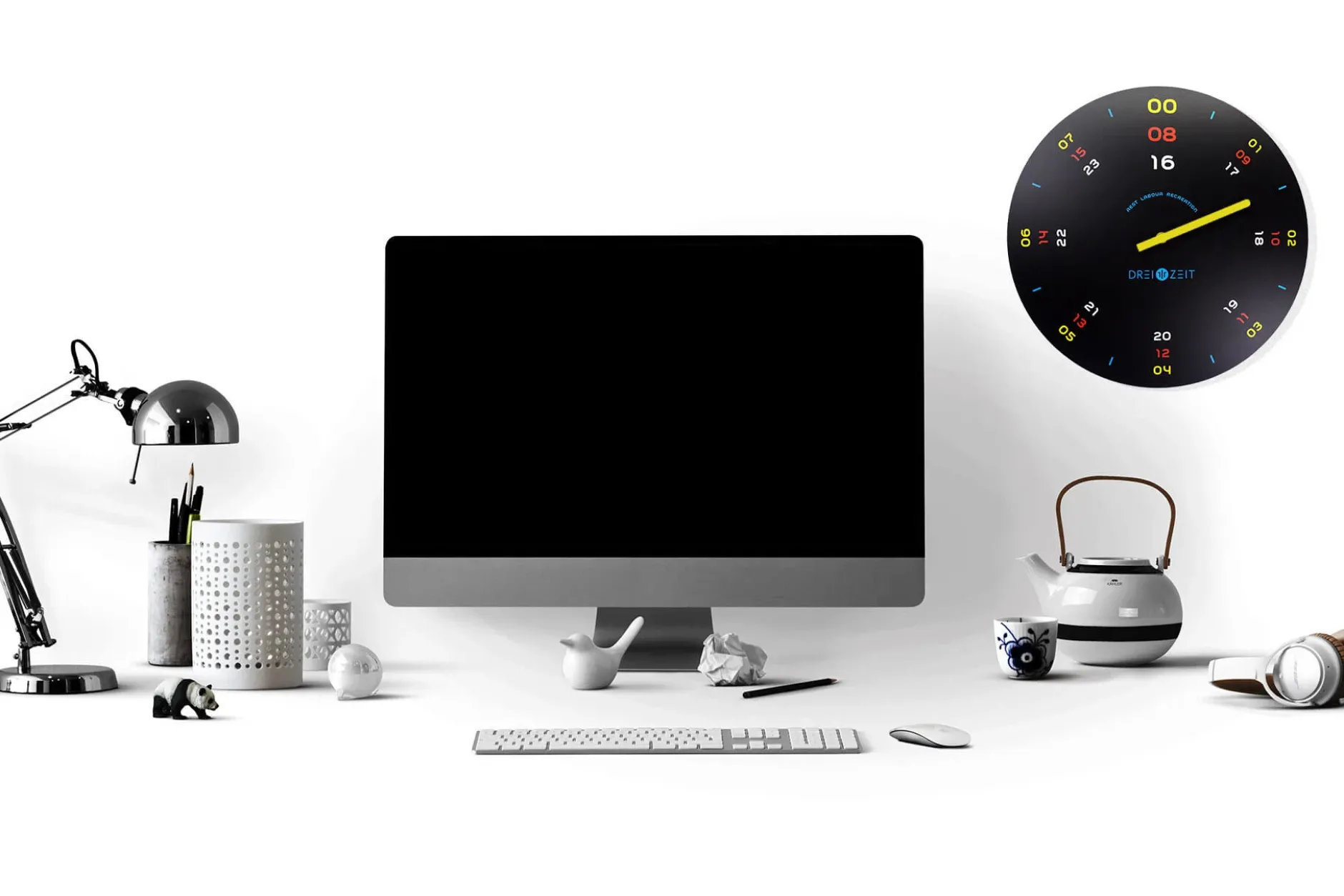 Design Wanduhr 'THE FUNCTIONAL.'
