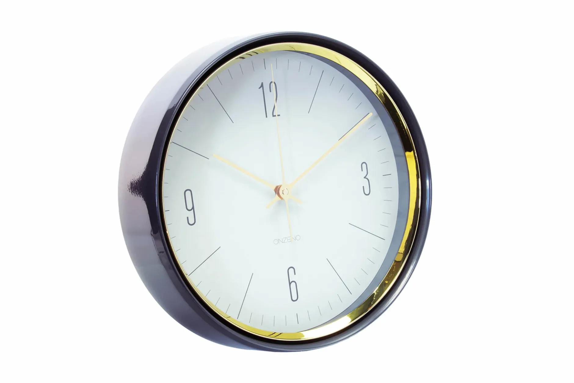 Design Wanduhr 'THE GOLDEN SHINE.'