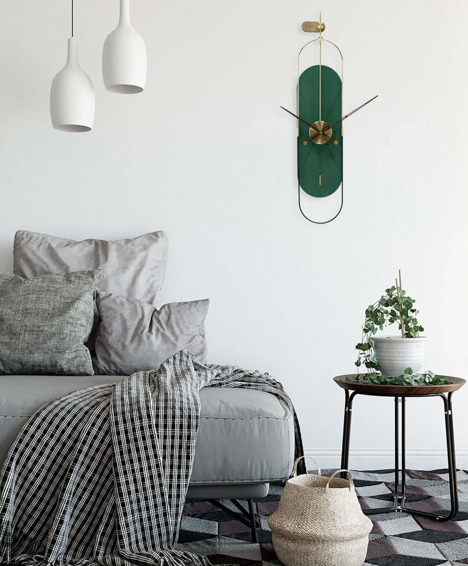 Design Wanduhr 'THE GREEN PLANET.'