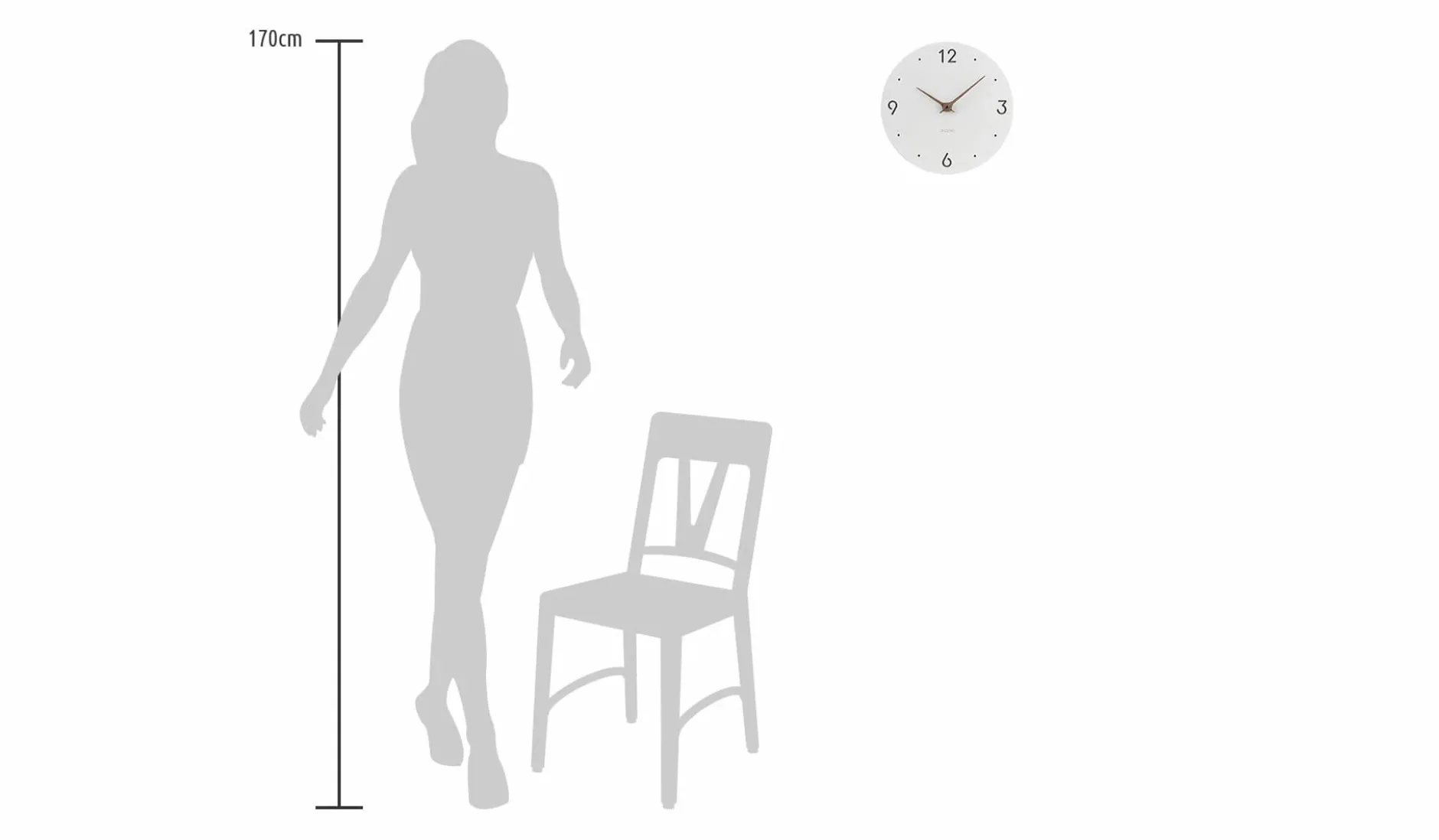 Design Wanduhr 'THE LEARNED.'