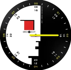 Design Wanduhr 'THE MASKED.'