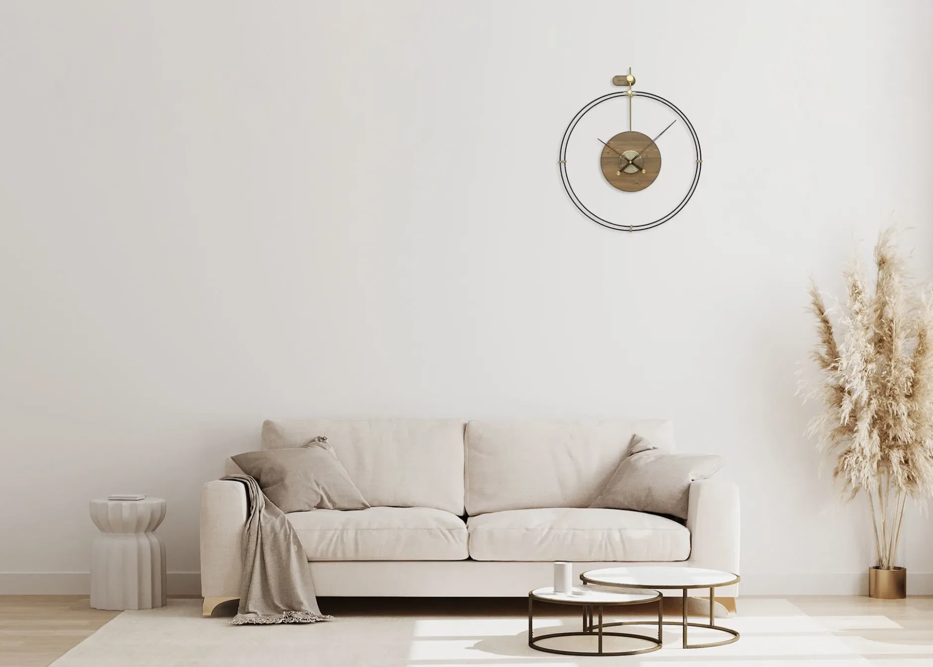 Design Wanduhr 'THE MOON.'