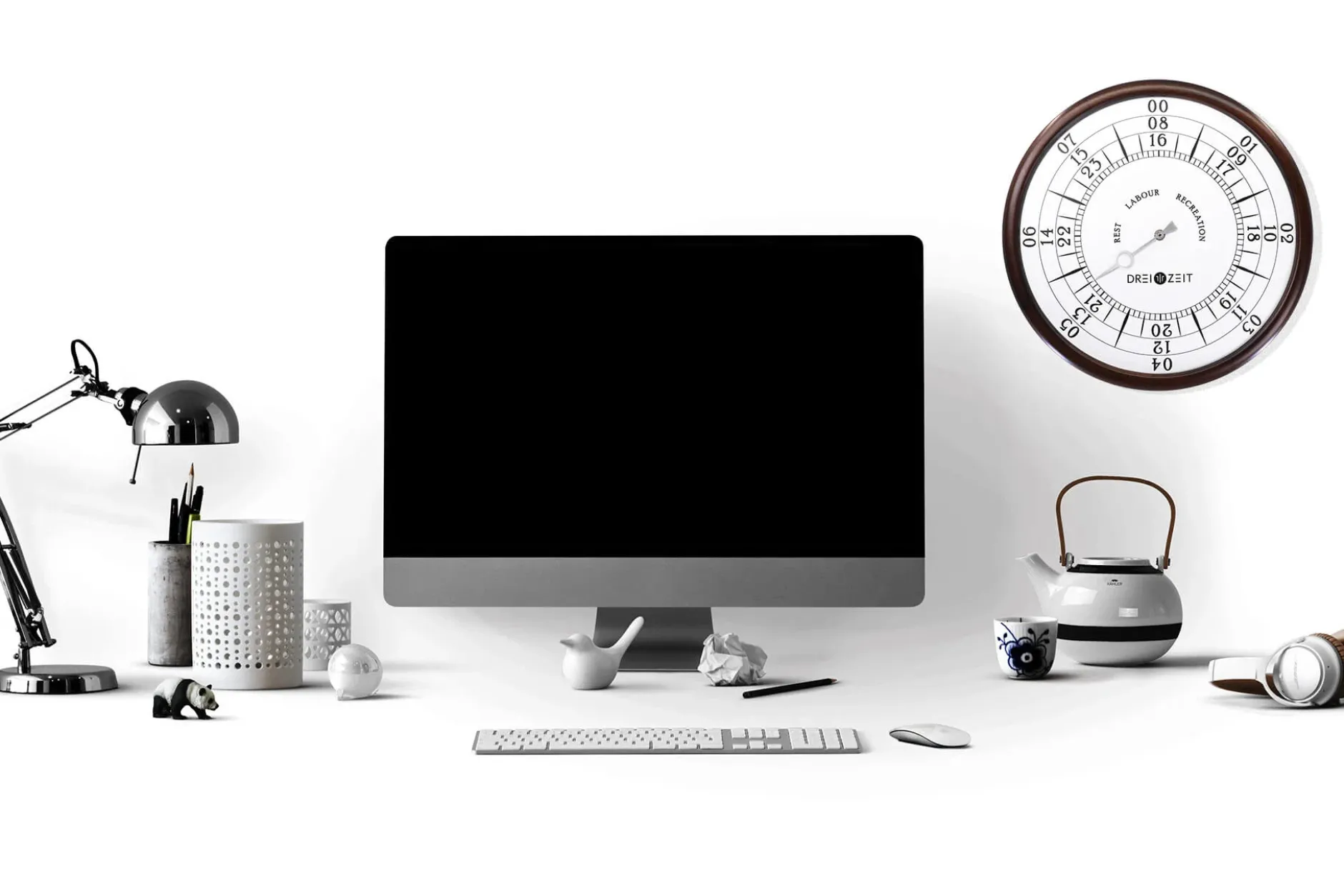 Design Wanduhr 'THE ORIENTED.'