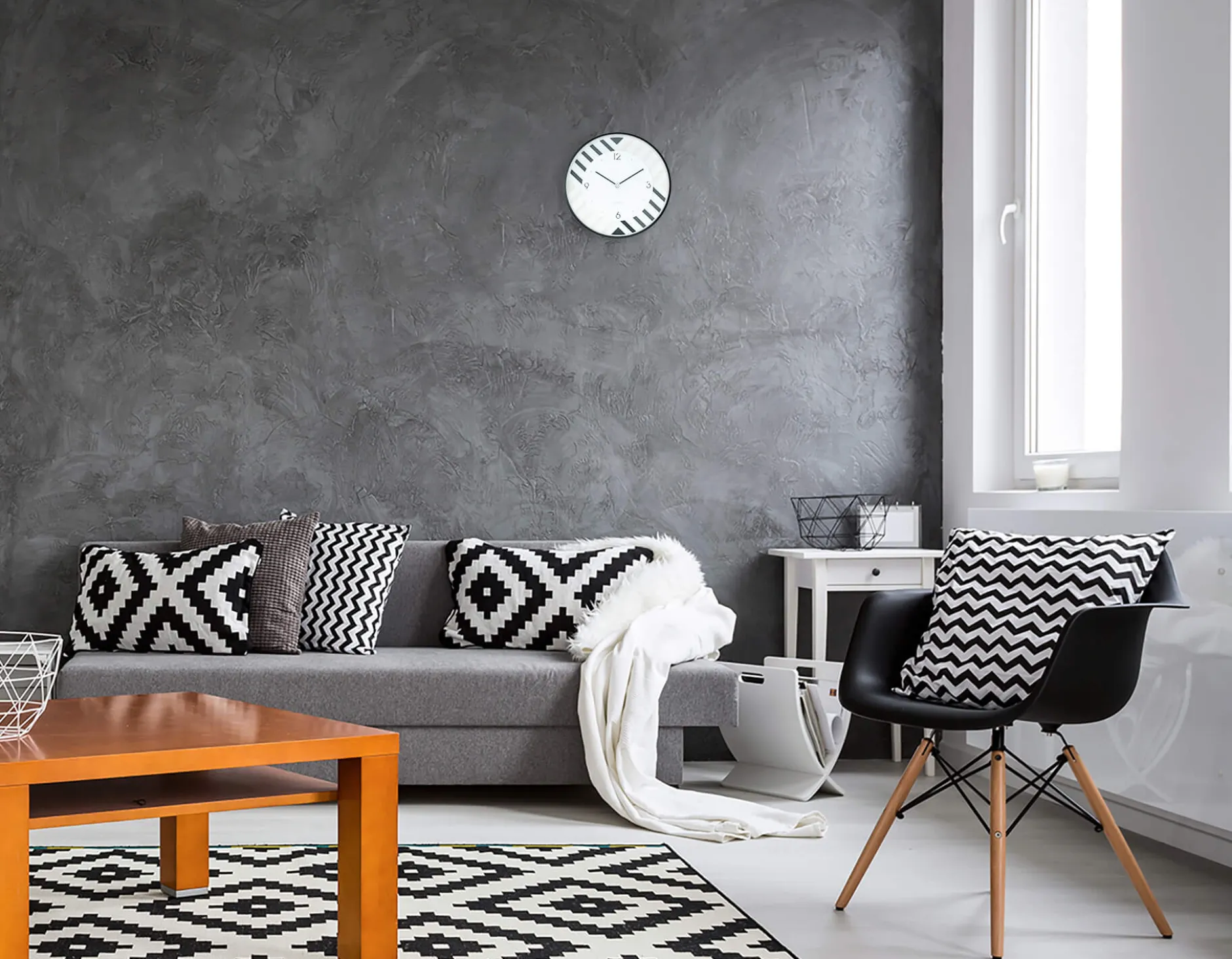 Design Wanduhr 'THE PATTERNED.'
