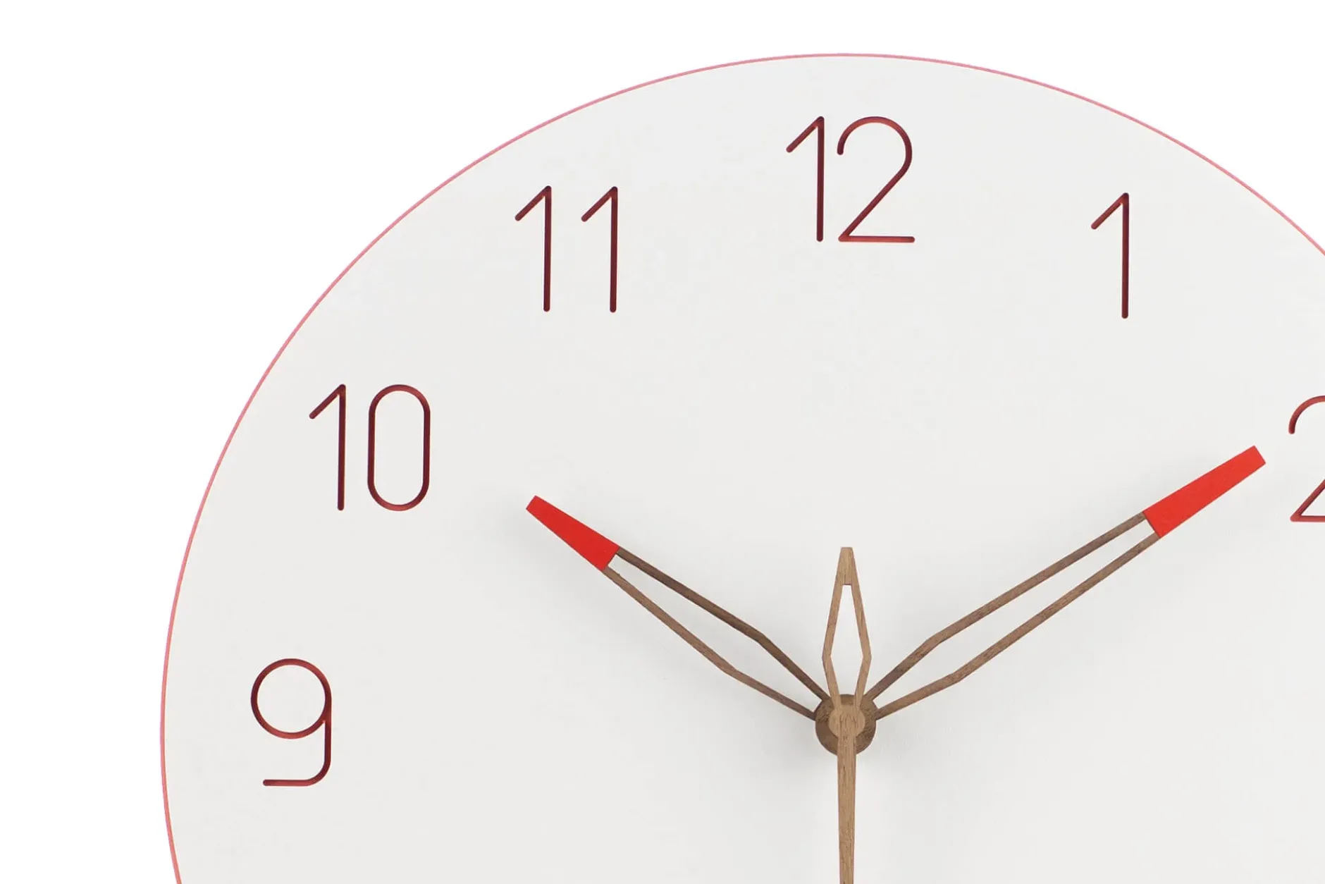 Design Wanduhr 'THE SCARLET.'