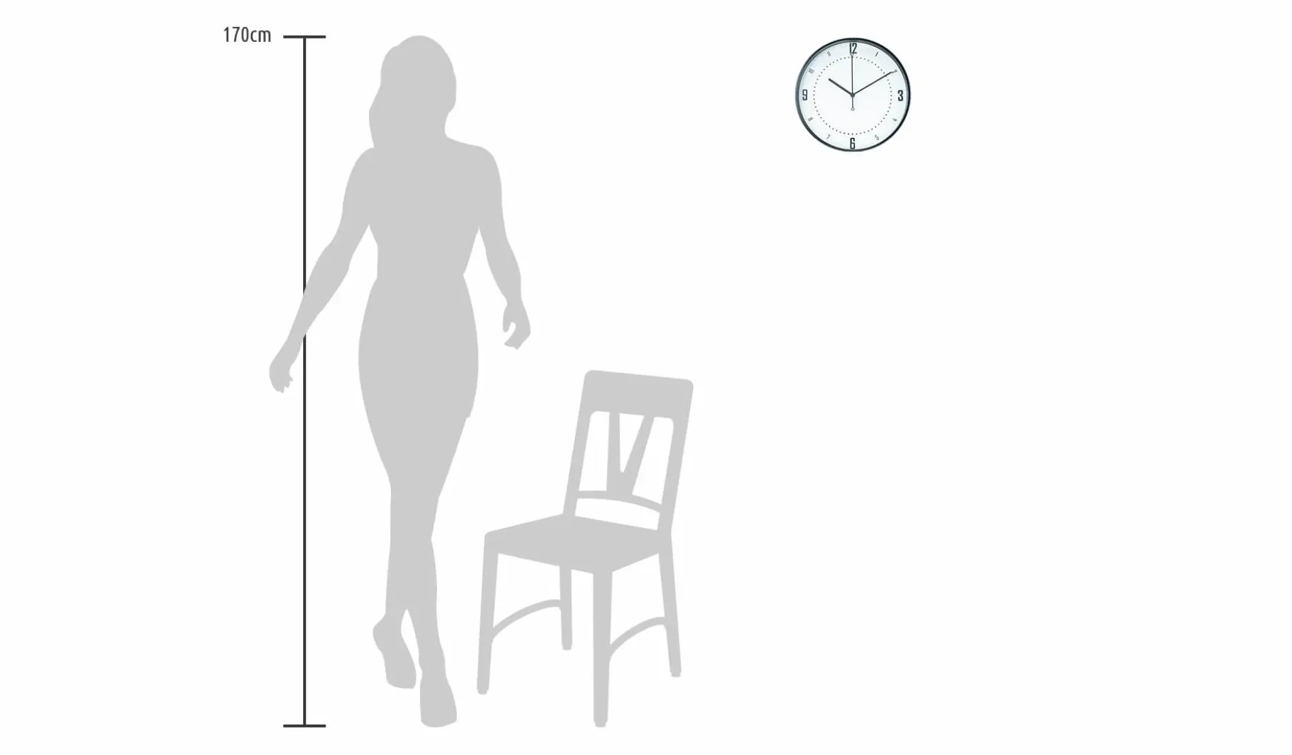 Design Wanduhr 'THE STRUCTURED.'