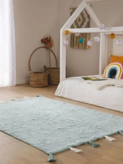 Design Waschbarer Kinderteppich Malu Grün I