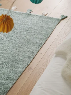 Design Waschbarer Kinderteppich Malu Grün I