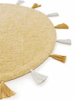 Design Waschbarer Kinderteppich Malu Gelb II